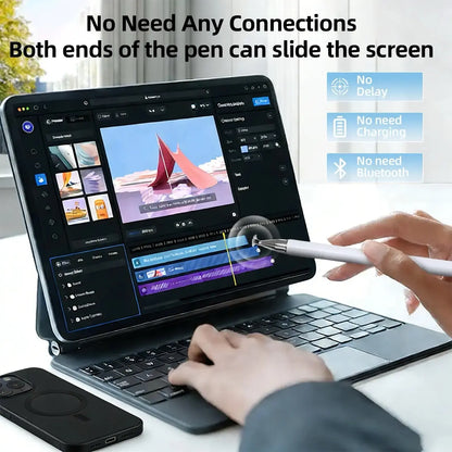 3-in-1 Stylus for Tablets & Phones